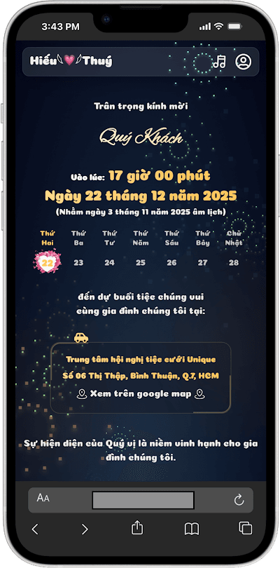 Mẫu thiệp cưới điện tử tông hồng pastel